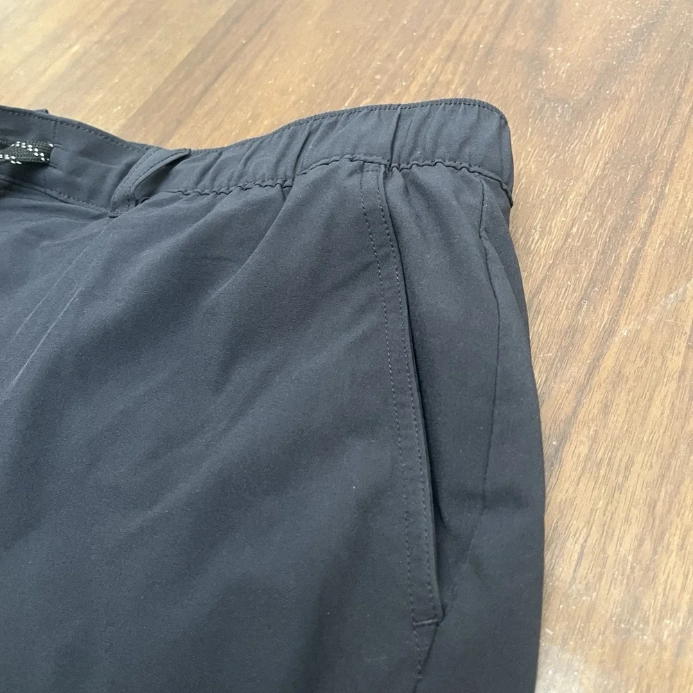 Chubbies Drawstring Shorts Mens 2XL Black Chino Polyester Spandex 8 Inseam